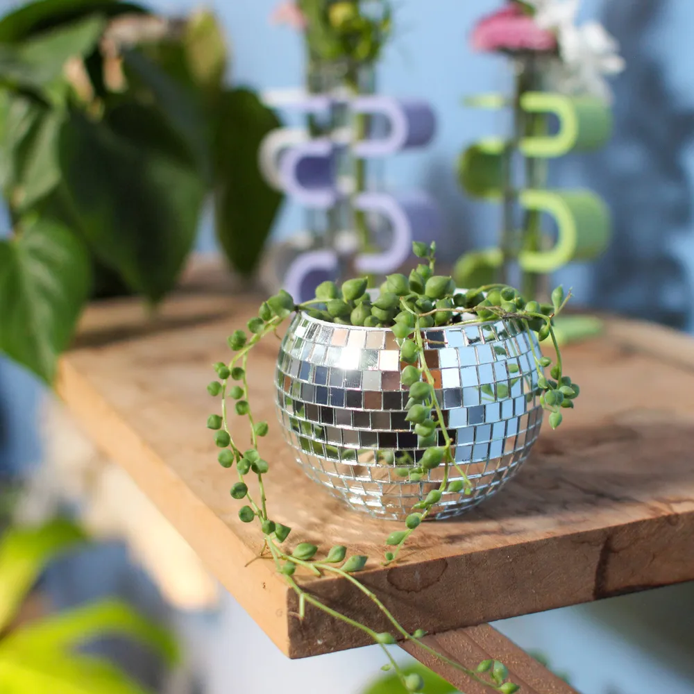 Disco Ball Planter