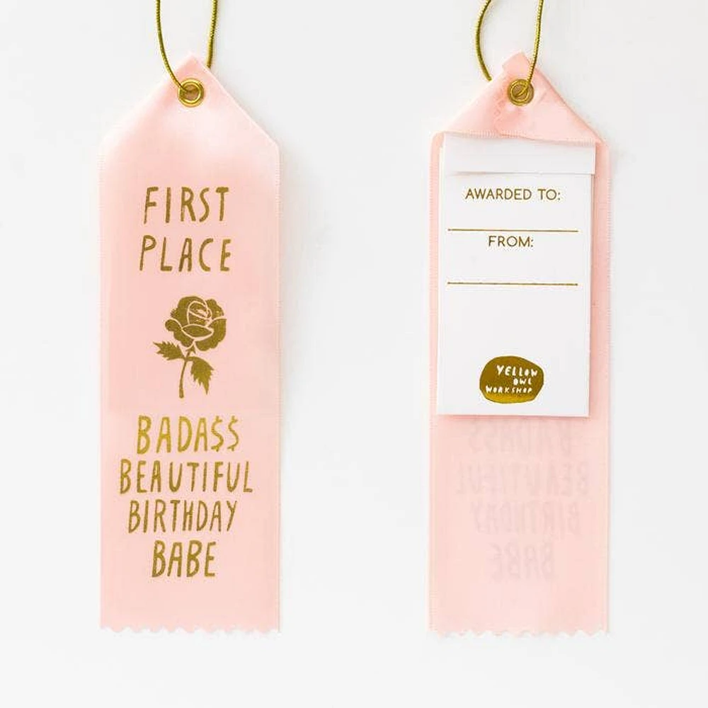 Birthday Babe Award Ribbon