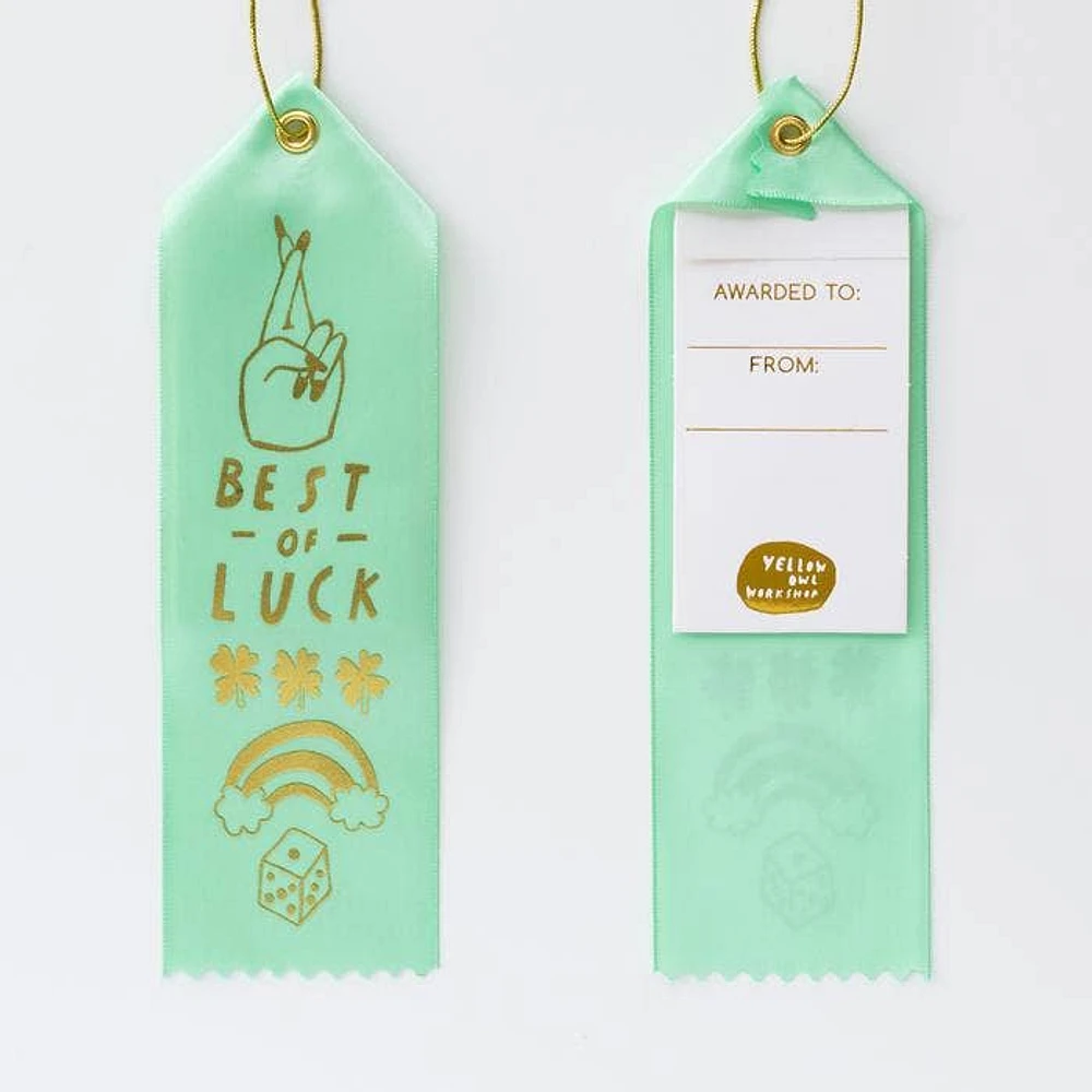 Best of Luck Award Ribbon