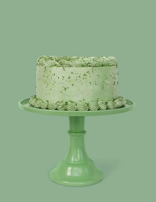 Melamine Cake Stand - Sage Green