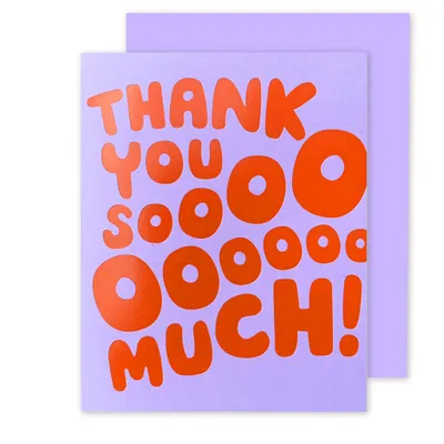 Thank You Sooo Much Thank You Card - Boxed Set