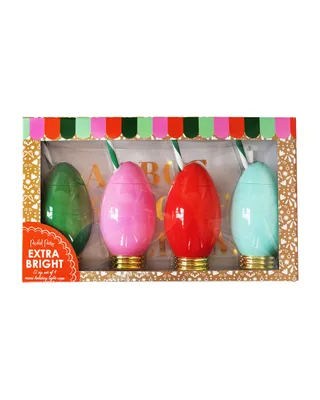 Mini Holiday Light Sippers - Set of 4