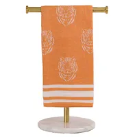 Jacquard Tiger Hand Towel - Orange/White