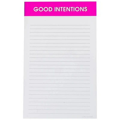 Good Intentions Notepad