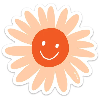 Sun Flower - Die Cut Sticker