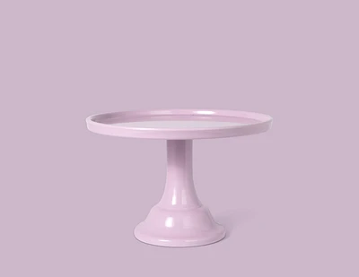 Melamine Cake Stand - Small Lilac Purple