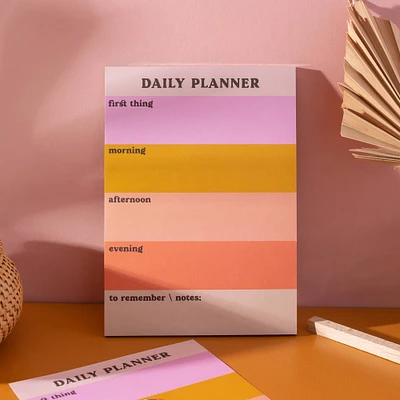 Daily Planner Notepad - Pastel Sunset