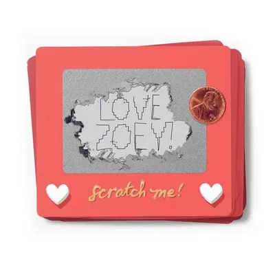 Scratch-off Valentines - Scratch A Sketch