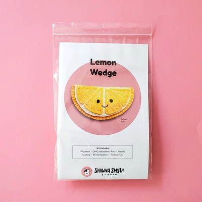 Lemon Wedge DIY Felt Kit