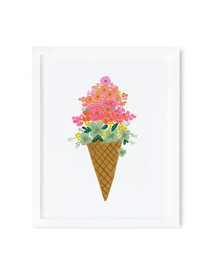 Ice Cream Cone Art Print (8x10)