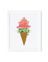 Ice Cream Cone Art Print (8x10)