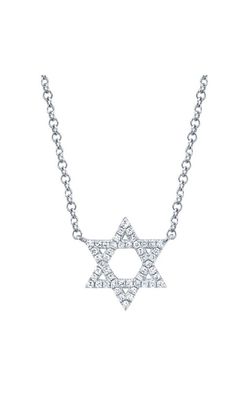 Shy Creation Diamond Star of David Necklace SC55005241