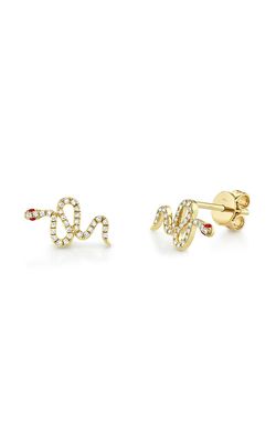 Shy Creation Snake Stud Earrings SC55006715