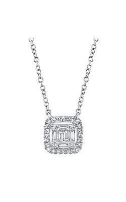 Shy Creation Diamond Baguette Necklace SC55010020