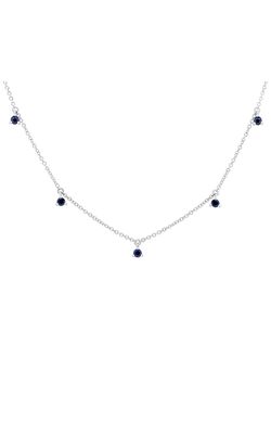 Shy Creation Blue Sapphire Necklace SC55006414