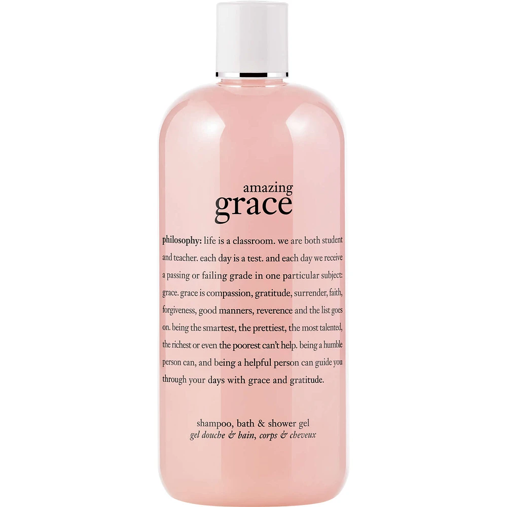 amazing grace perfumed shampoo, bath & shower gel