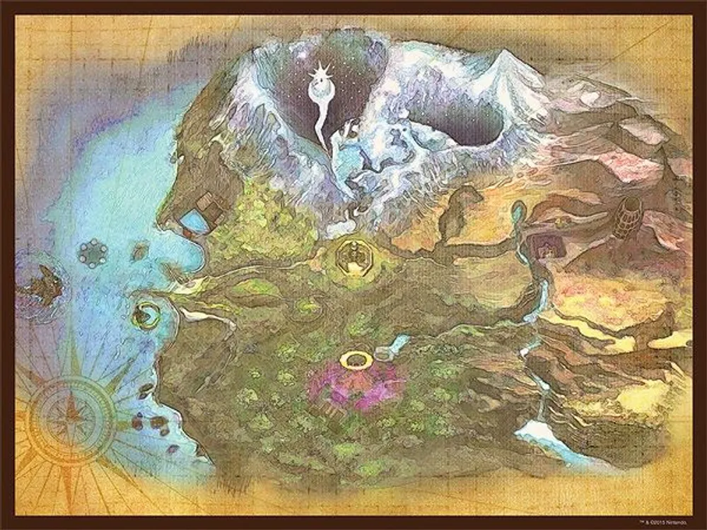 The Legend of Zelda™ Hyrule Map 1000 Piece Puzzle – The Op Games