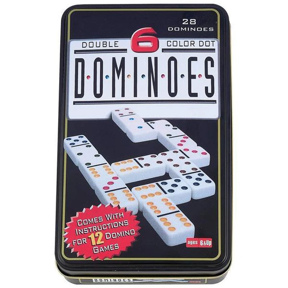 Dominoes Double in Tin