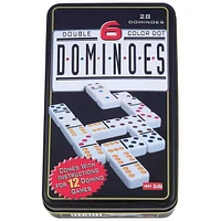 Dominoes Double 6 in Tin