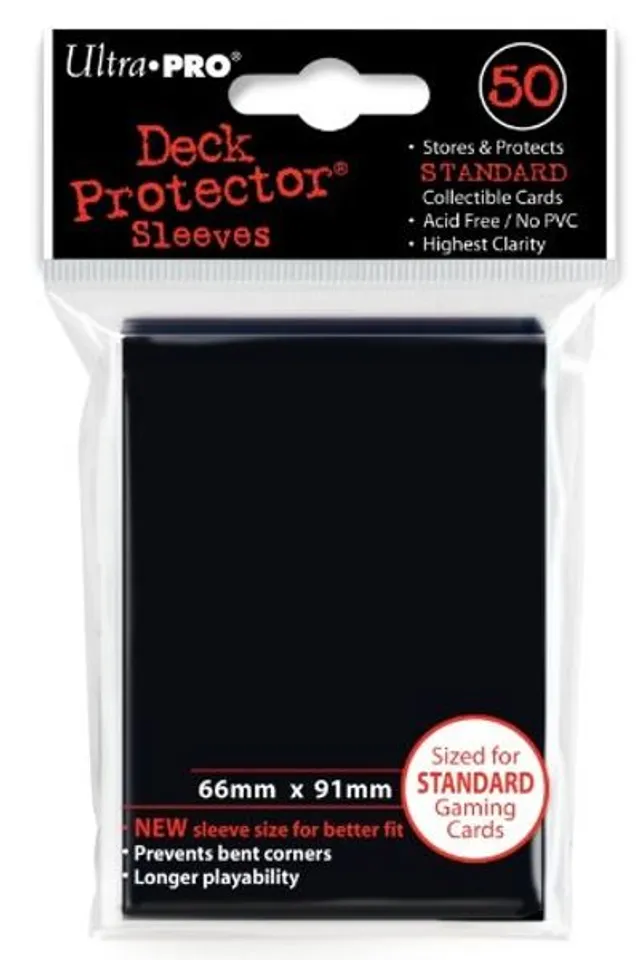 Biogenik Trading Card Protector Sleeves Black 100-Pack - Black 