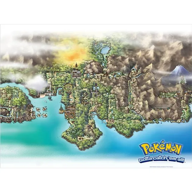 Pokemon - Johto Region 500 Piece Puzzle