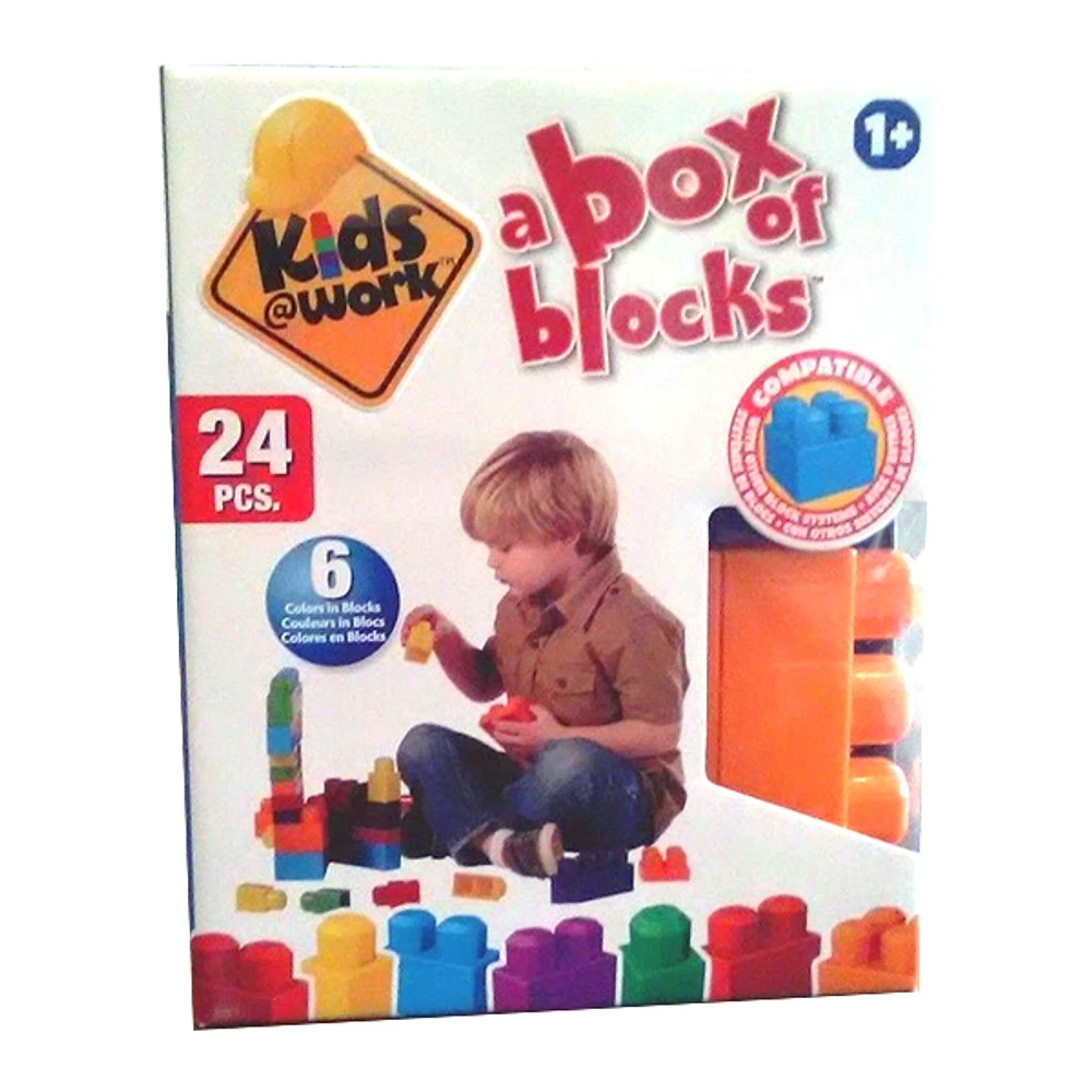 Kids@Work Block Set 24-Pieces