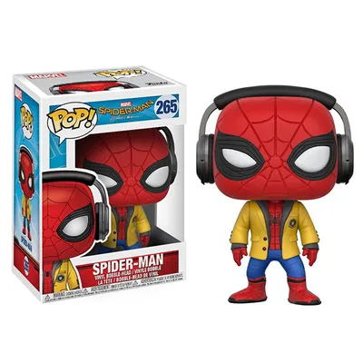 POP Homecoming Spider-Man With Headphones Vinyl Figure