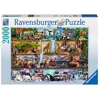 Wild Kingdom Shelves 2000-Piece Jigsaw Puzzle