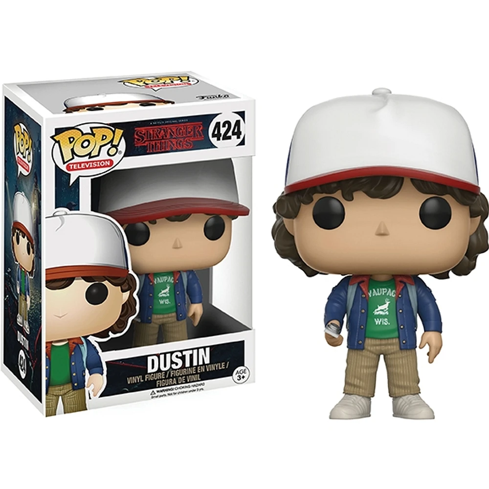 Pop Stranger Things Dustin Vinyl Figure