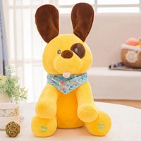 Peek-A-Boo Singing Dog Plush