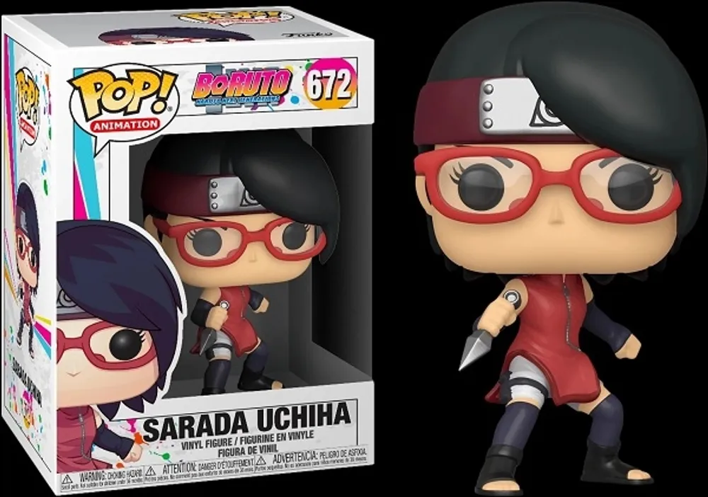 Boruto Sarada with Sharingan Glow-in-the-Dark Funko Pop! Vinyl