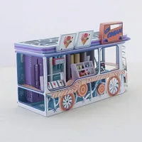 Ice Cream Shop 3D Metal Model Kit