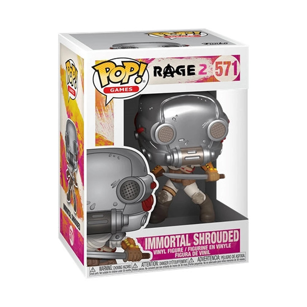 Pop Games: Rage 2 – Immortal Shrouded Vinyl Figure