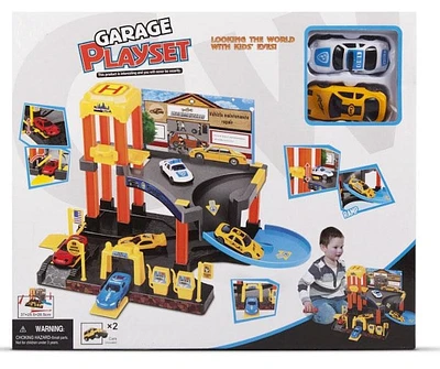 Garage Play Set With Elevator