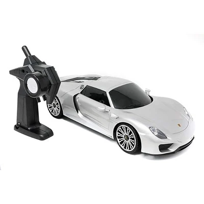 R/C Porsche 918 Spyder – Dark Silver 1:12 Scale Model