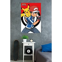 Wall Poster: Pokemon Ash and Pikachu – 22.375″ x 34″