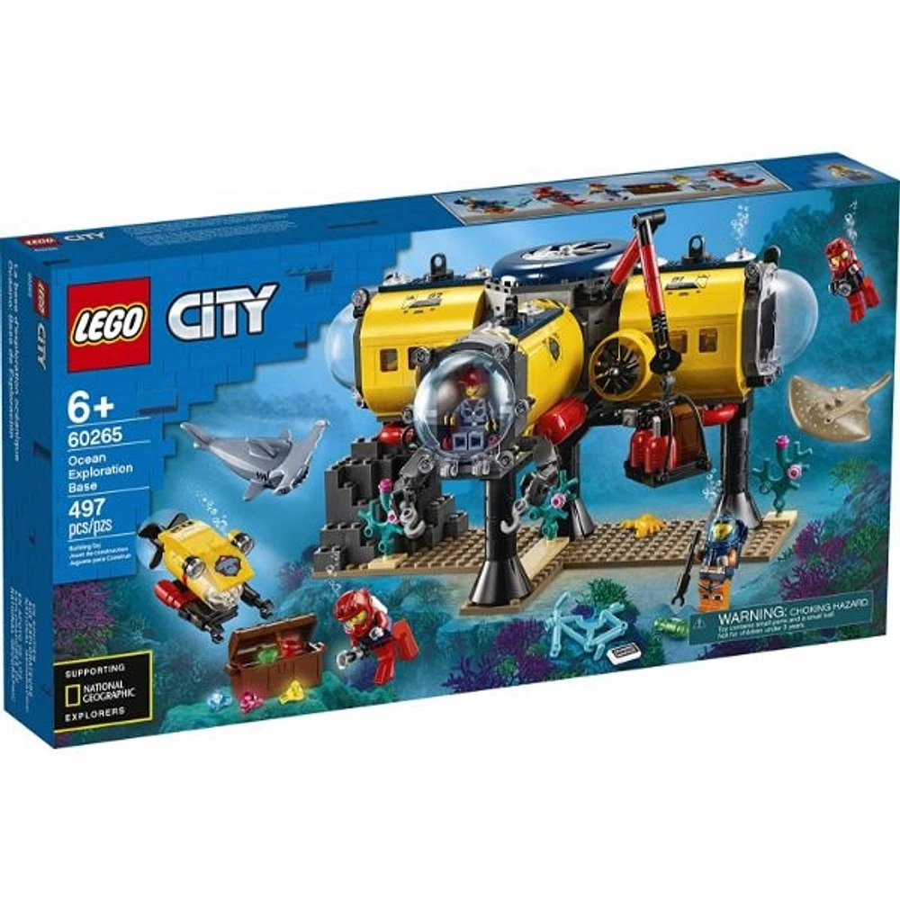 LEGO City: Ocean Exploration Base – 497 Pieces