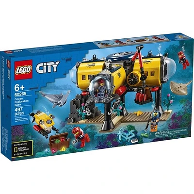 LEGO City: Ocean Exploration Base – 497 Pieces