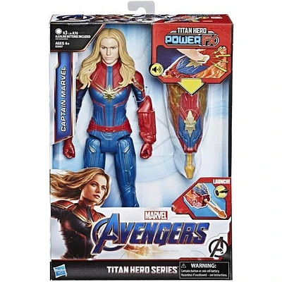 Marvel Avengers: Endgame Titan Hero Power FX Captain Marvel – 12″ Tall