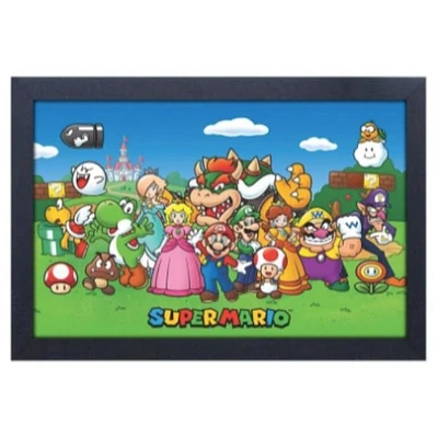 Super Mario – Characters 13″ x 19″ Framed Wall Art