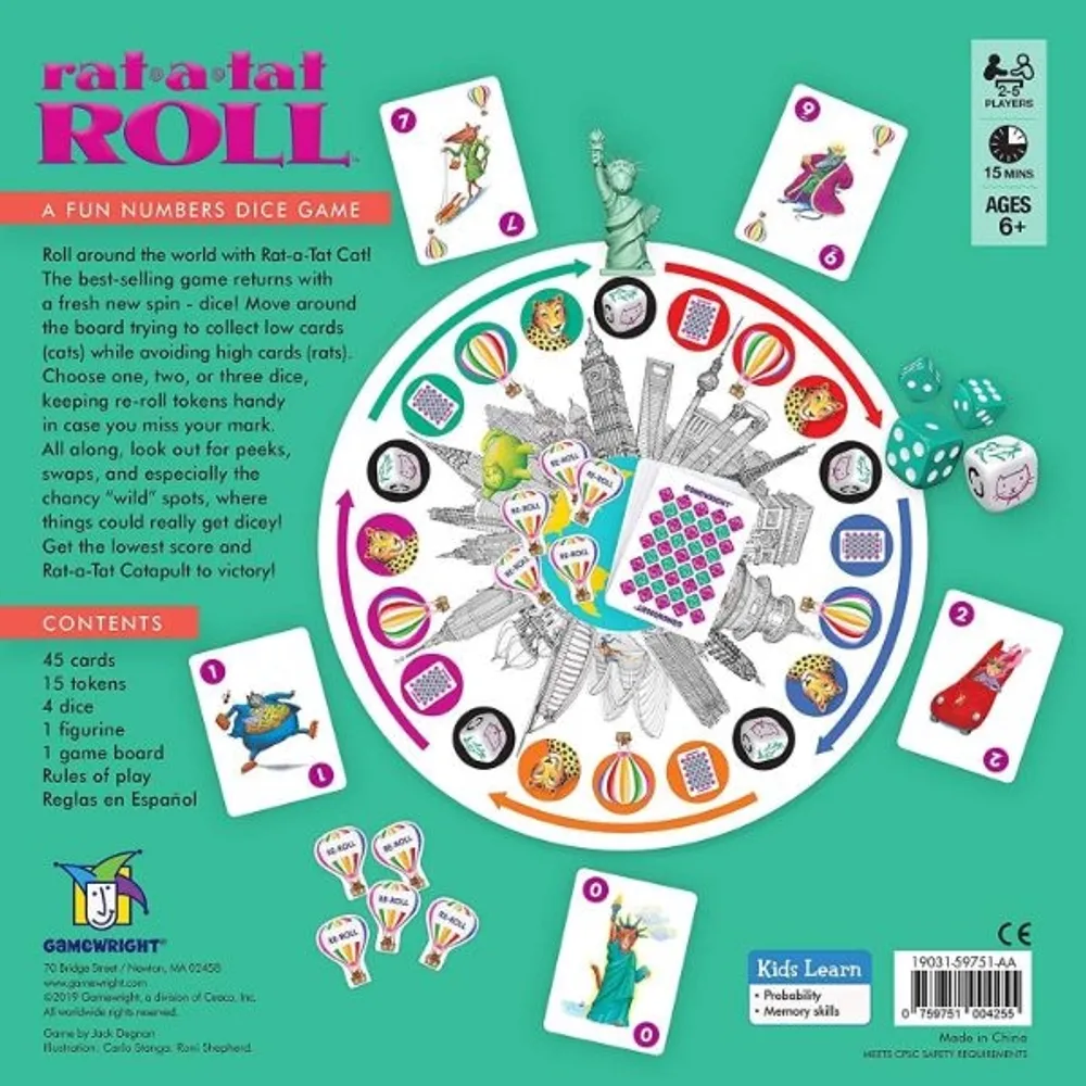 Rat-A-Tat Roll – A Fun Numbers Dice Game