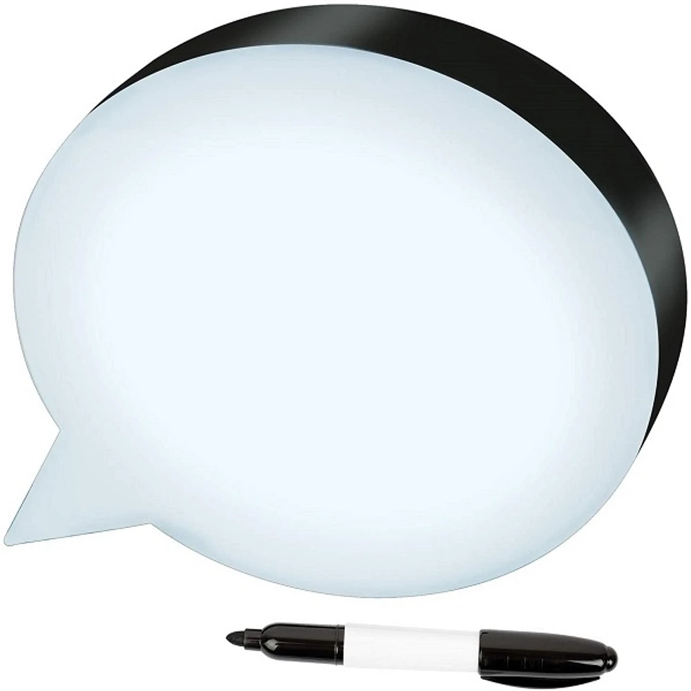 Westminster Speech Bubble Illuminated Dry Erase Board With Marker