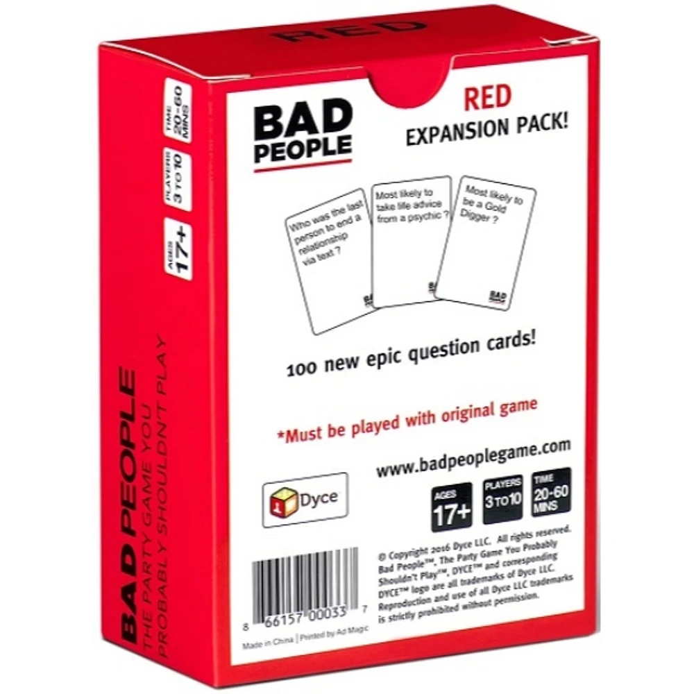 Bad People Red Expansion Pack