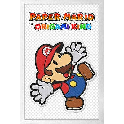 Paper Mario Origami King wall poster