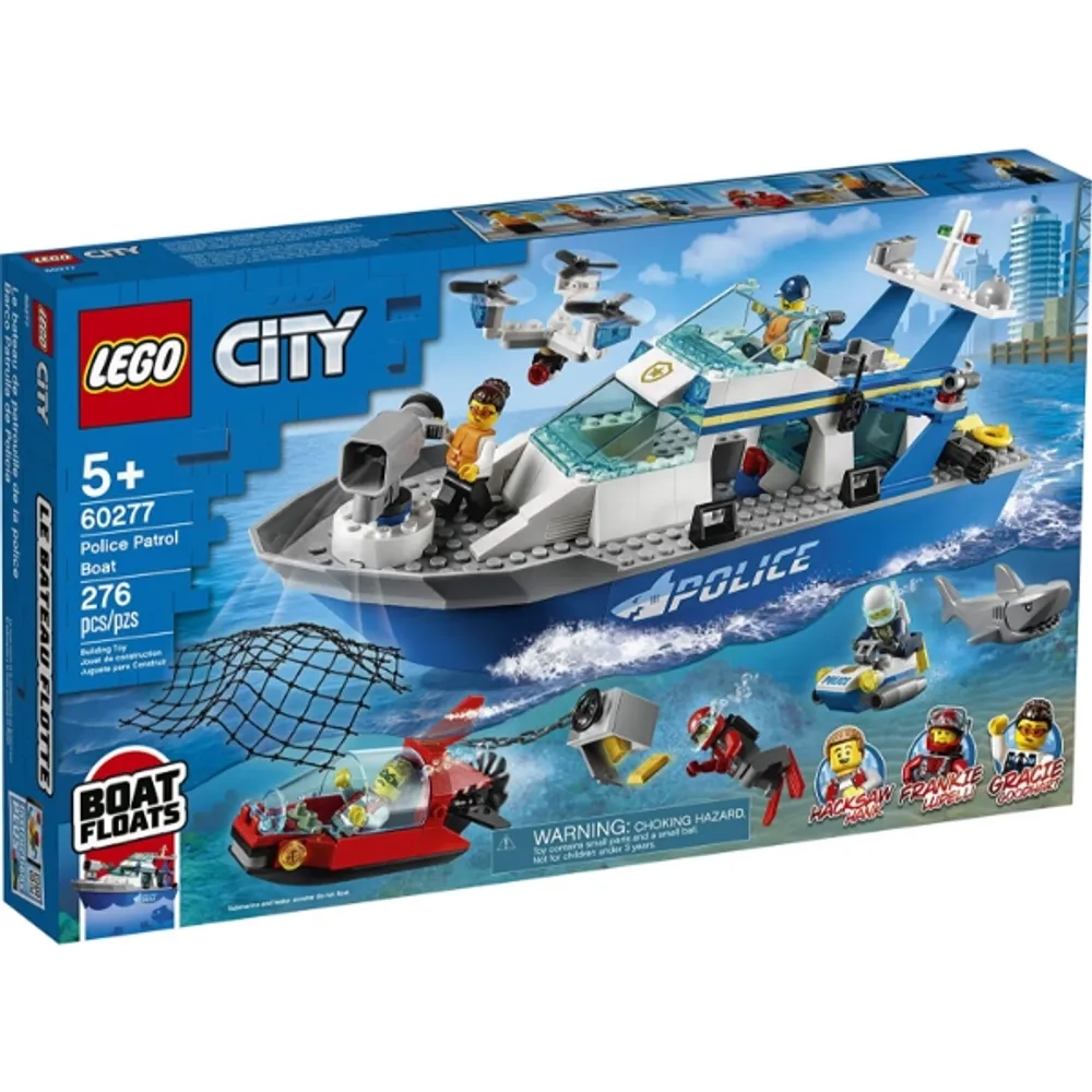 Mind Games LEGO City Police Patrol Boat 60277 Building Kit (276