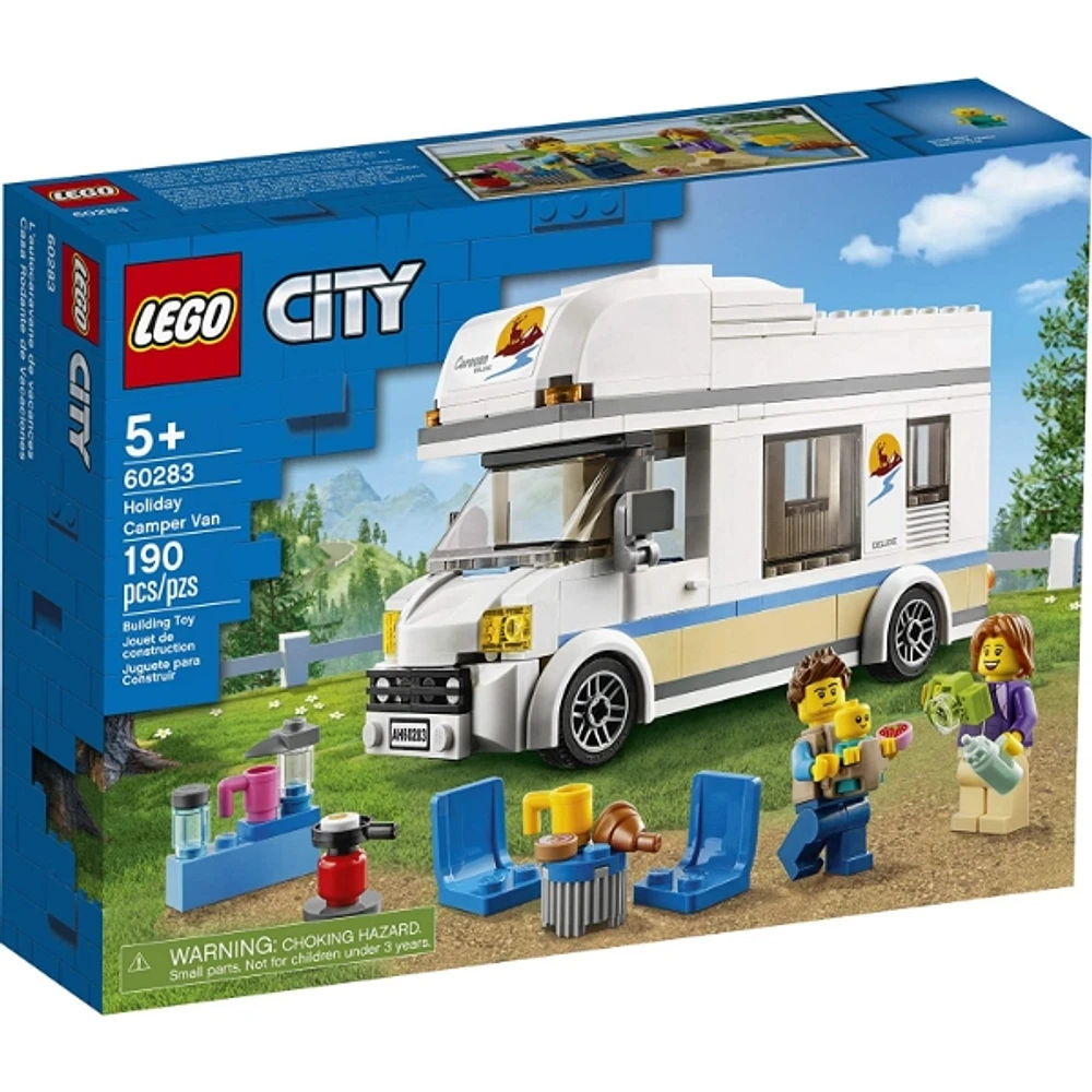 LEGO City Holiday Camper Van 60283 Building Kit (190 Pieces)