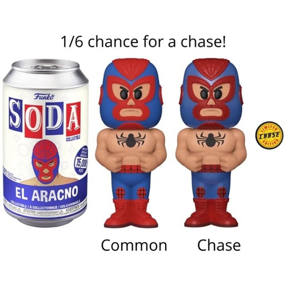 Funko Pop! Soda Figure Marvel Luchadores SpiderMan