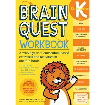 Brain Quest Workbook: Kindergarten