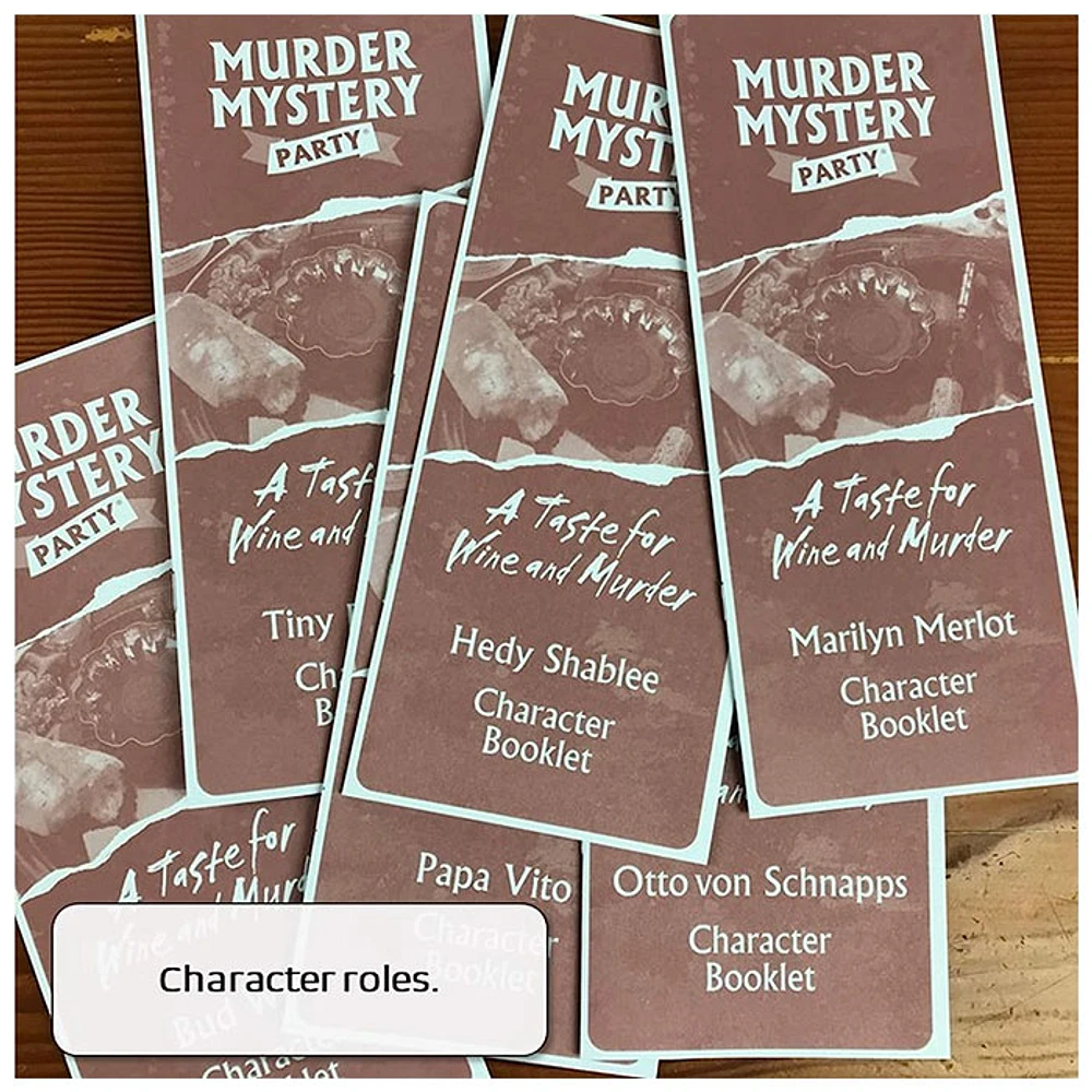 Murder Mystery Party A Taste for Wine & Murder