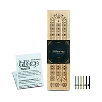 Cribbage 3 Tracks Wooden